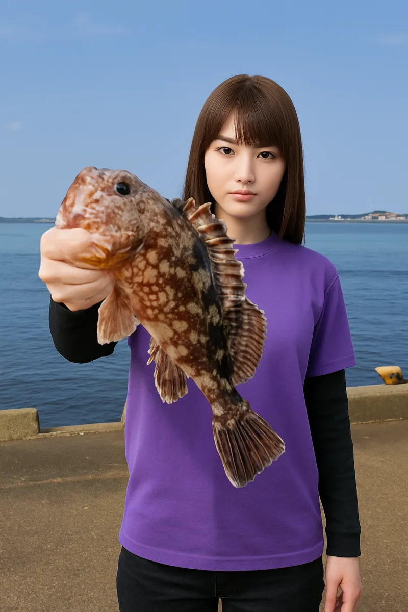 箱崎埠頭でカサゴの釣果を得た山際.webp