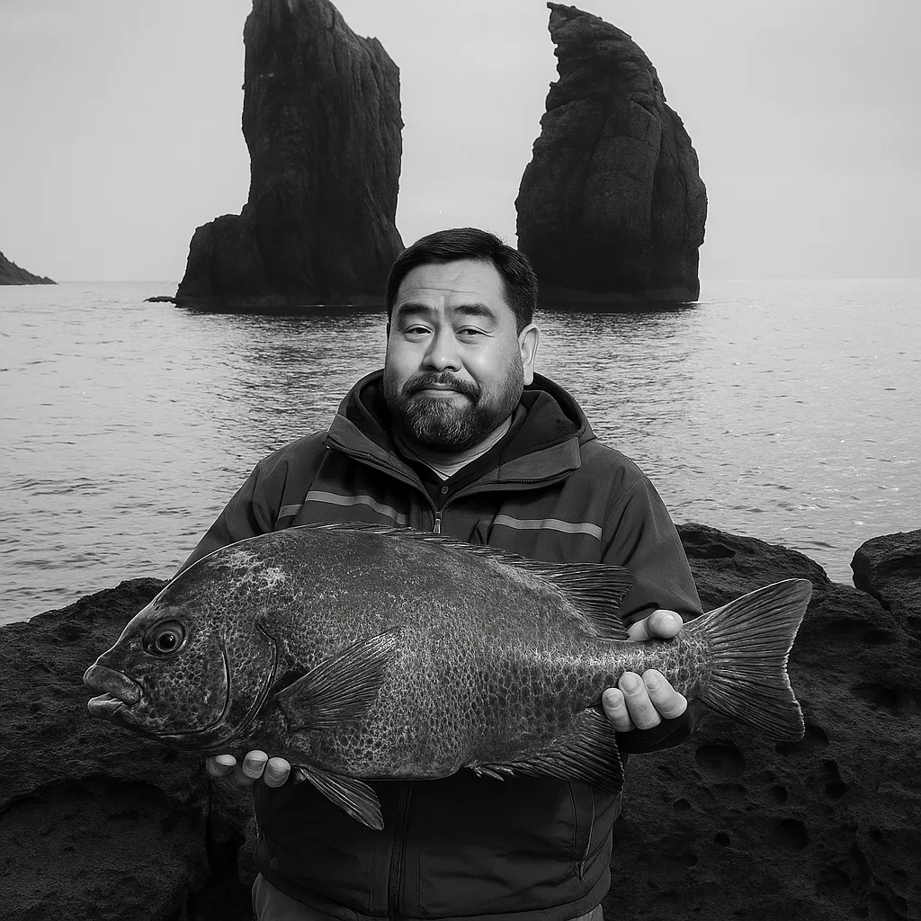 草垣群島でイシガキダイの釣果を得た楢崎.webp