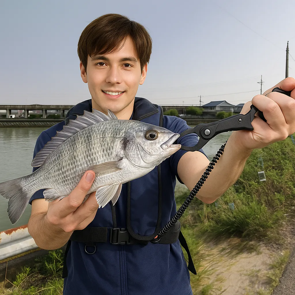 赤岡漁港でキビレの釣果を得た久良木.webp