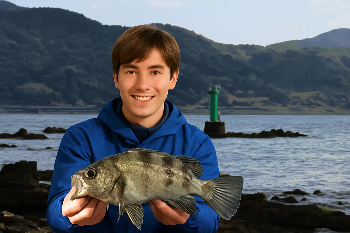 通詞島でメバルの釣果を得た久良木.webp