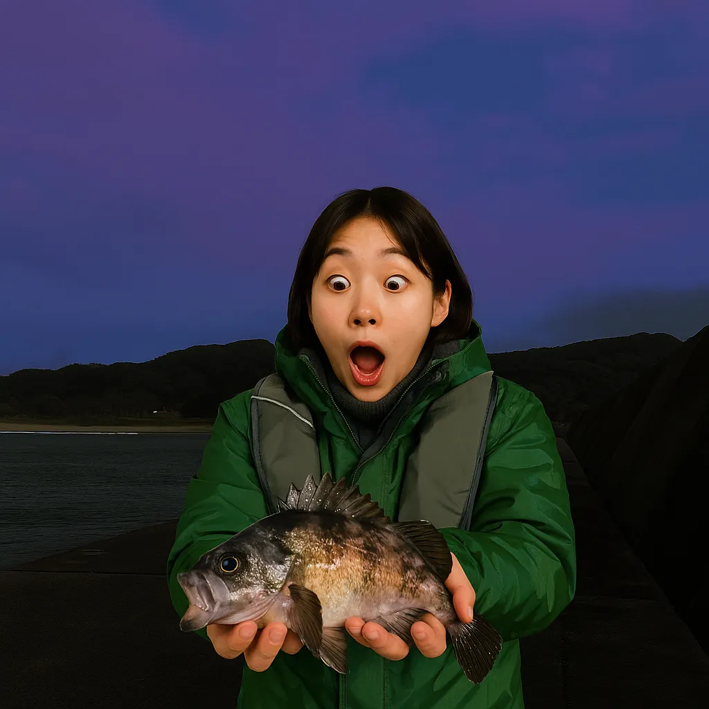 野北漁港でメバルの釣果を得た森永.webp