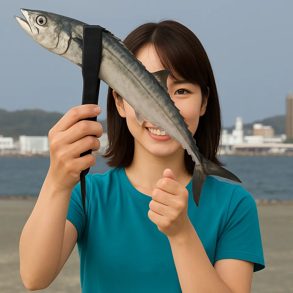 門司西海岸でサゴシの釣果を得た西岡.webp