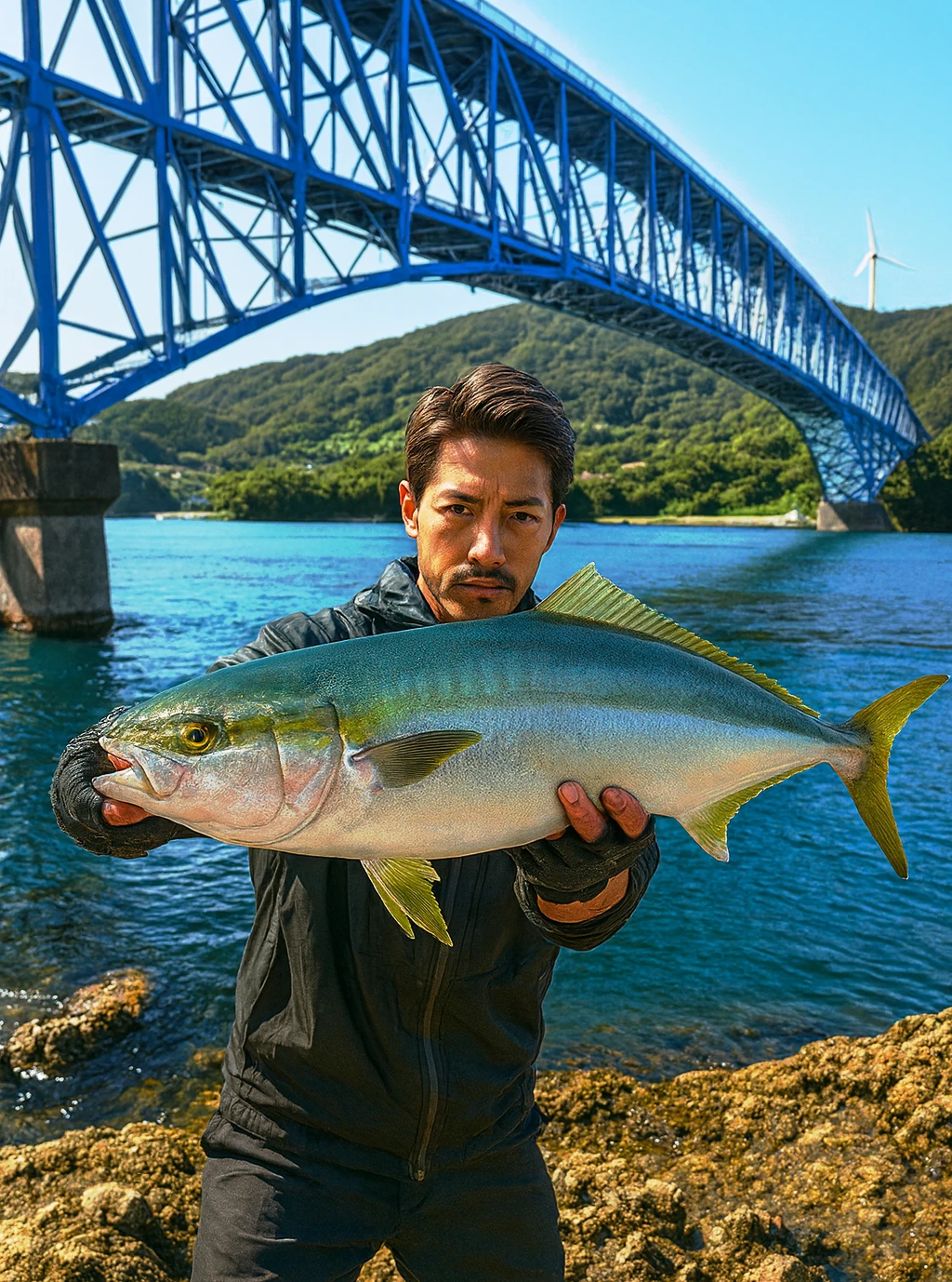 黒之瀬戸でブリの釣果を得た広岡.webp