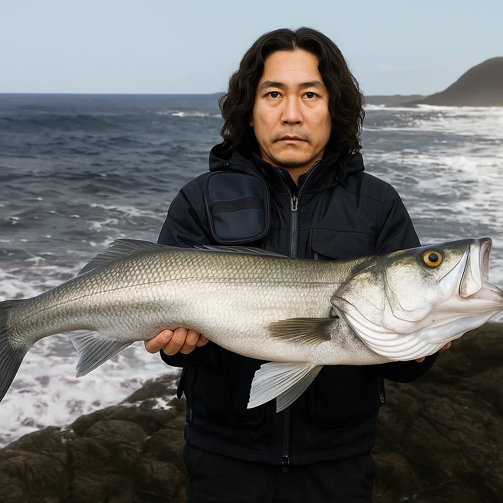 サンポウでシーバスの釣果を得た岸本.webp
