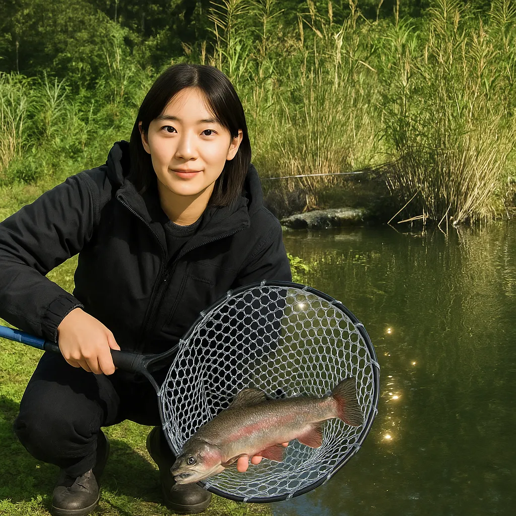 フィッシングてらとこのでブルックトラウトの釣果を得た森永.webp