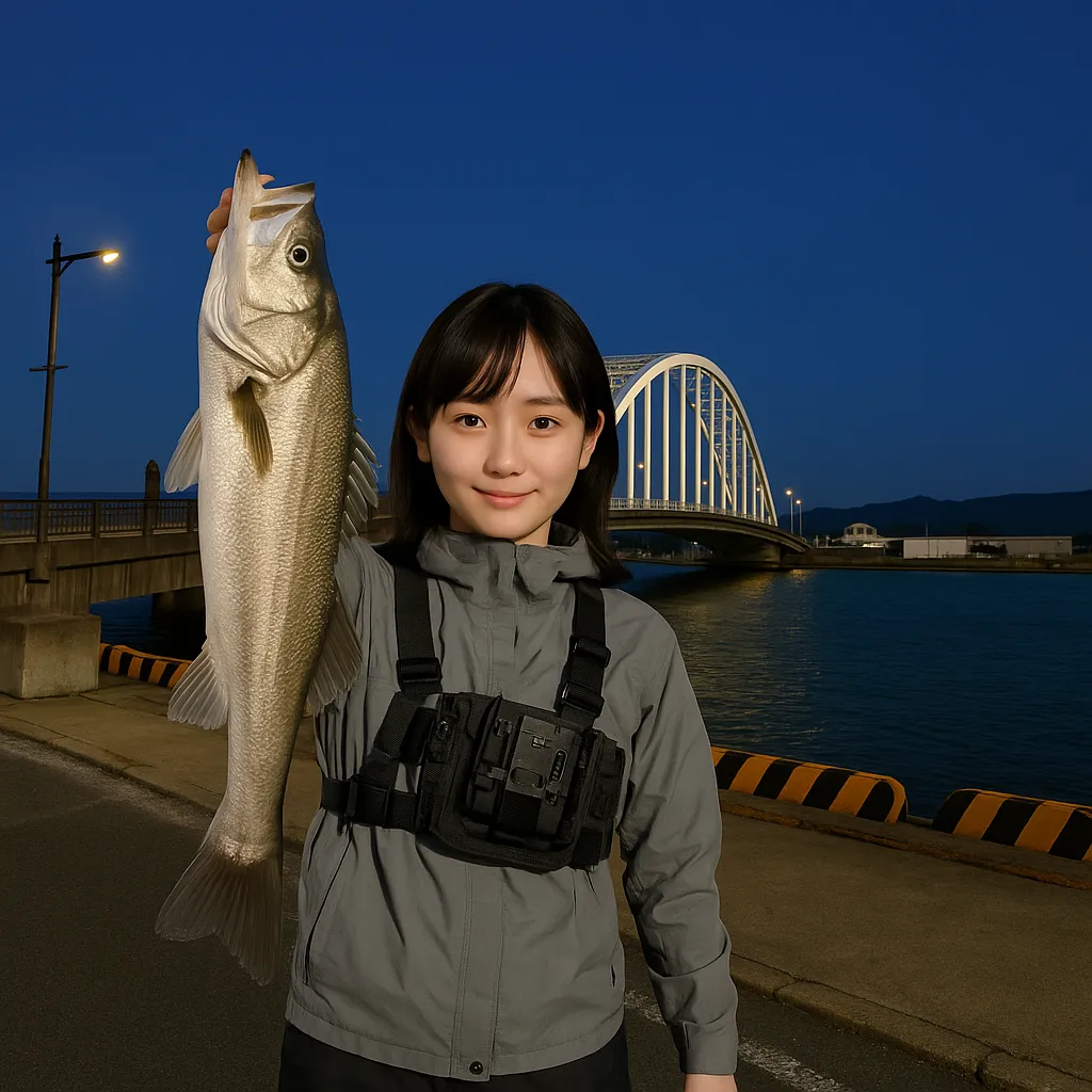 万石浦でシーバスの釣果を得た国生.webp