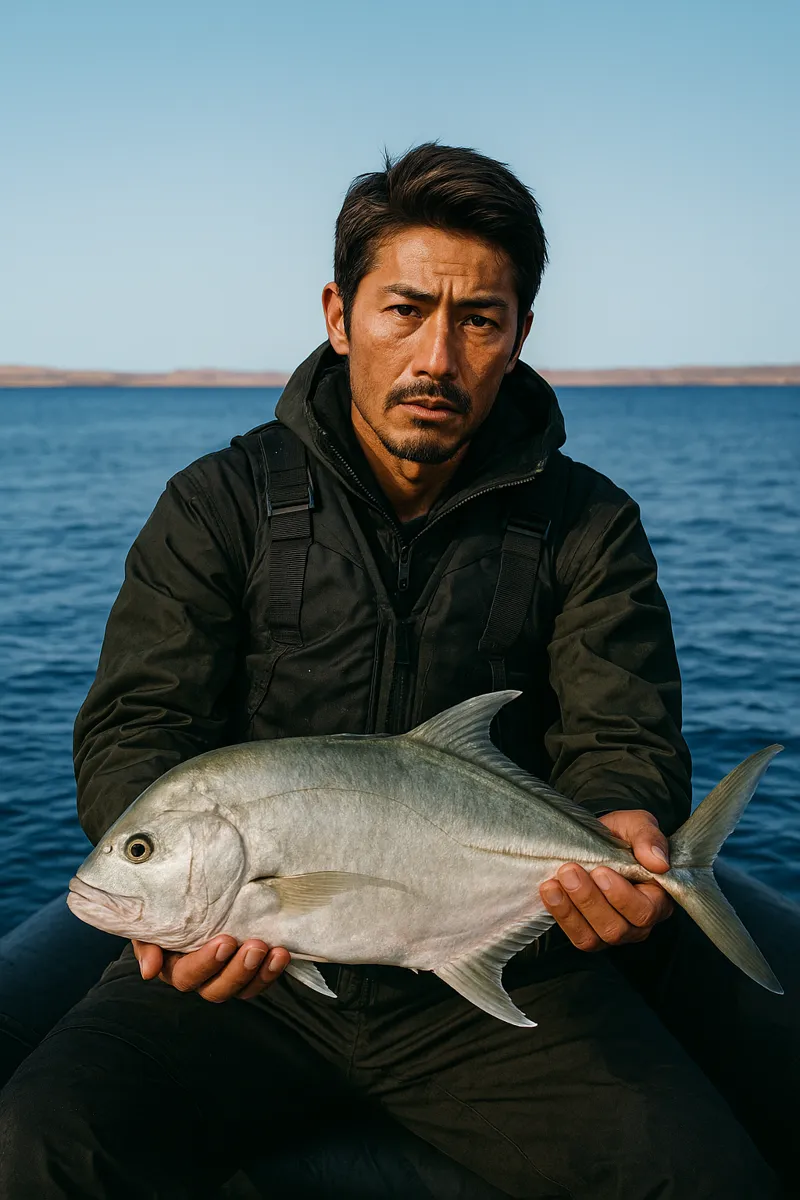 三重城港でガーラの釣果を得た広岡.webp