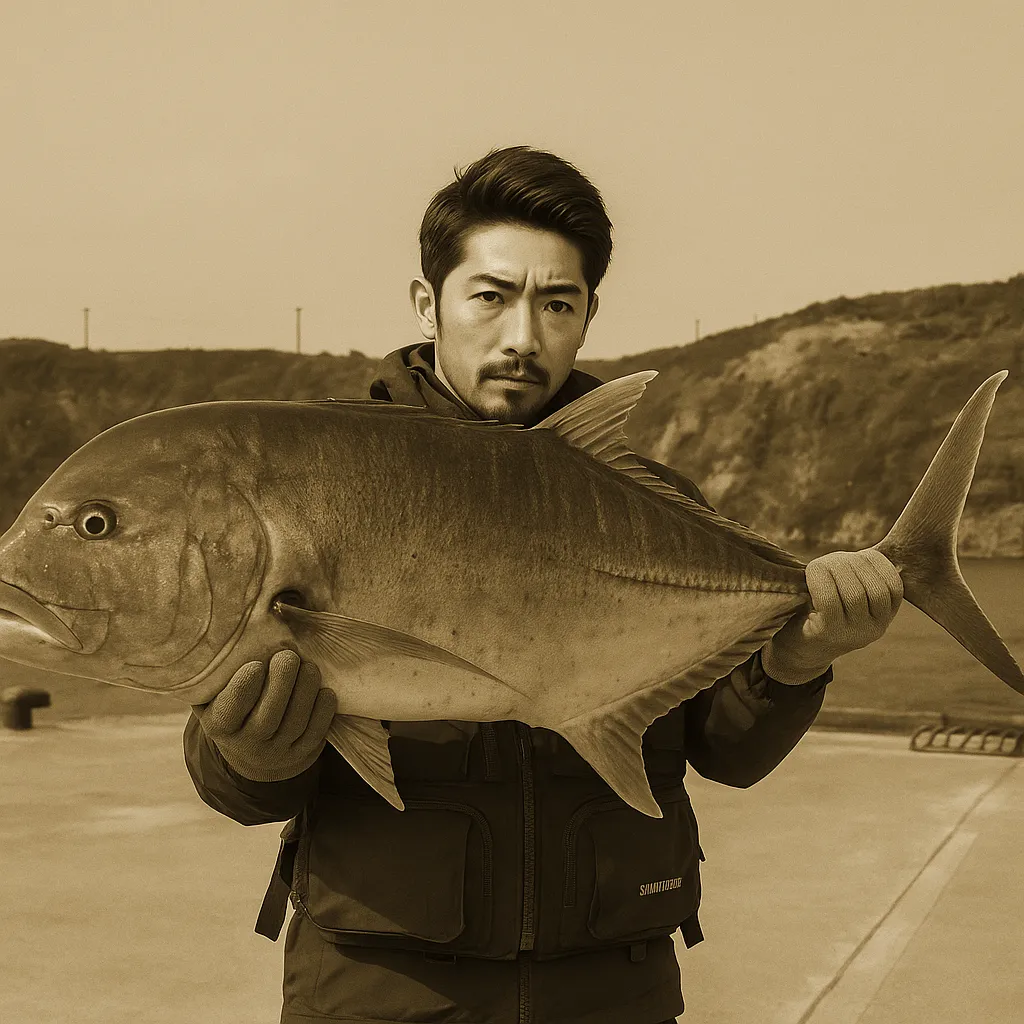 与那国島でロウニンアジの釣果を得た広岡.webp