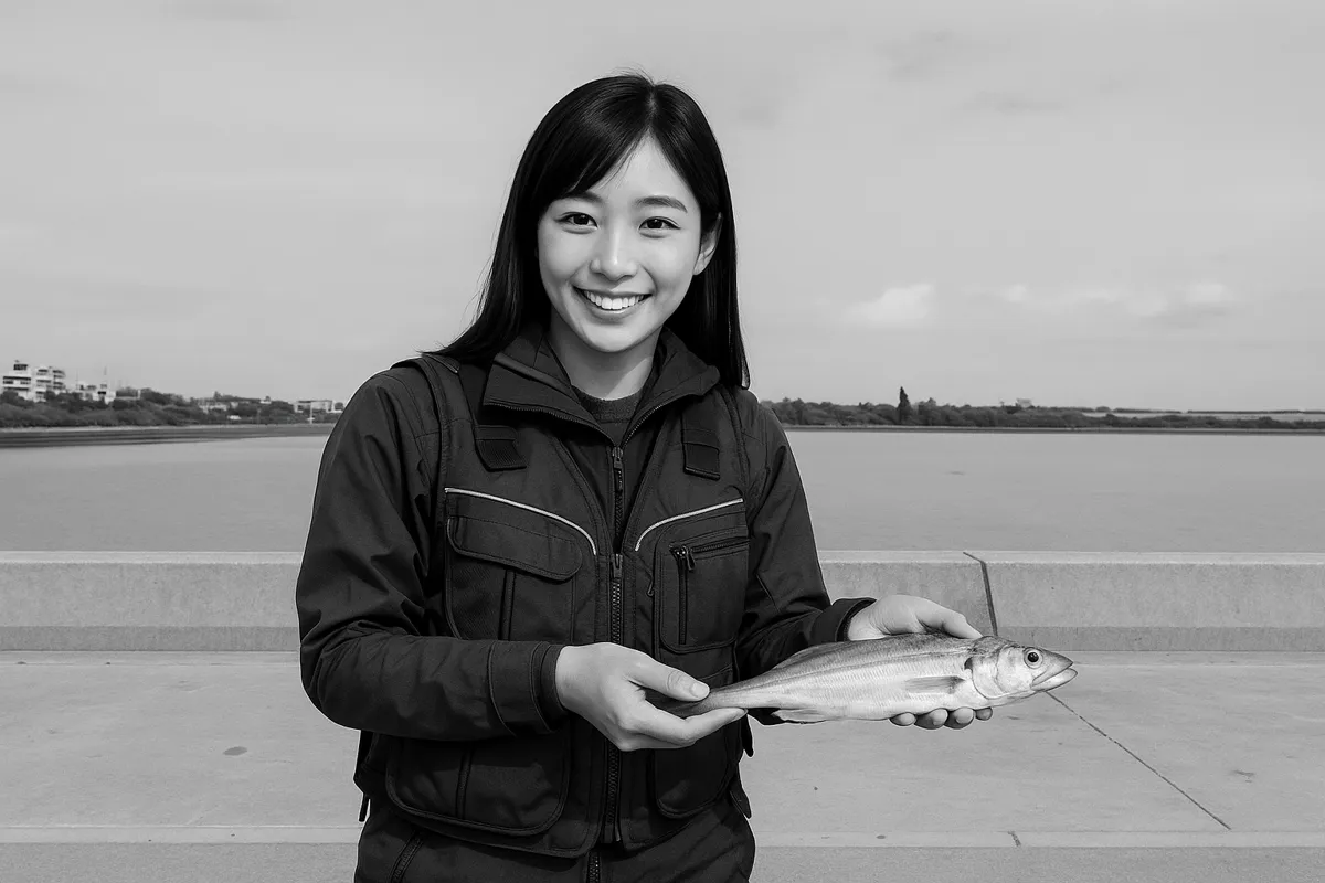中城湾港でウジュルの釣果を得た黒川.webp
