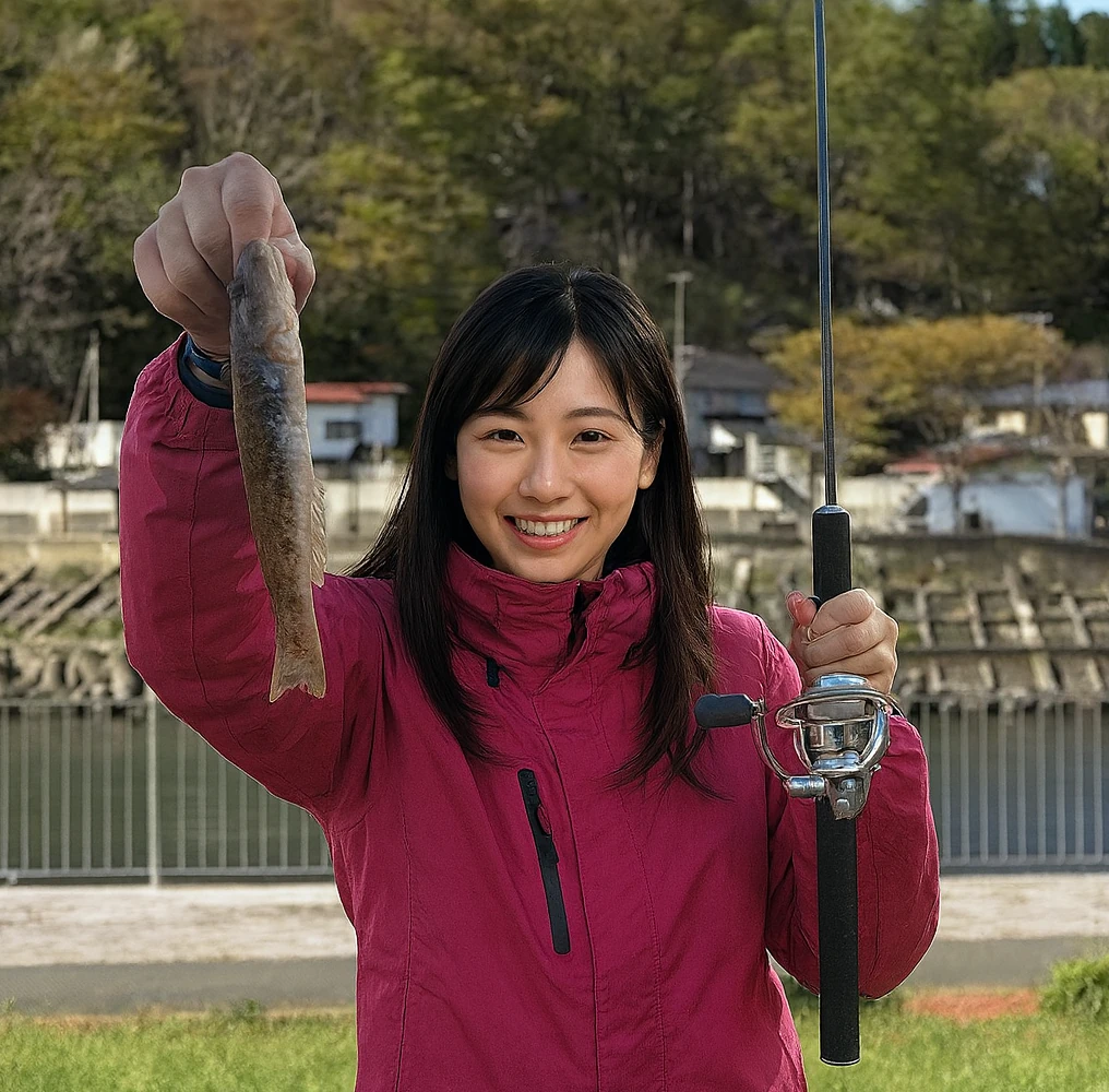 久慈港でハゼの釣果を得た黒川.webp