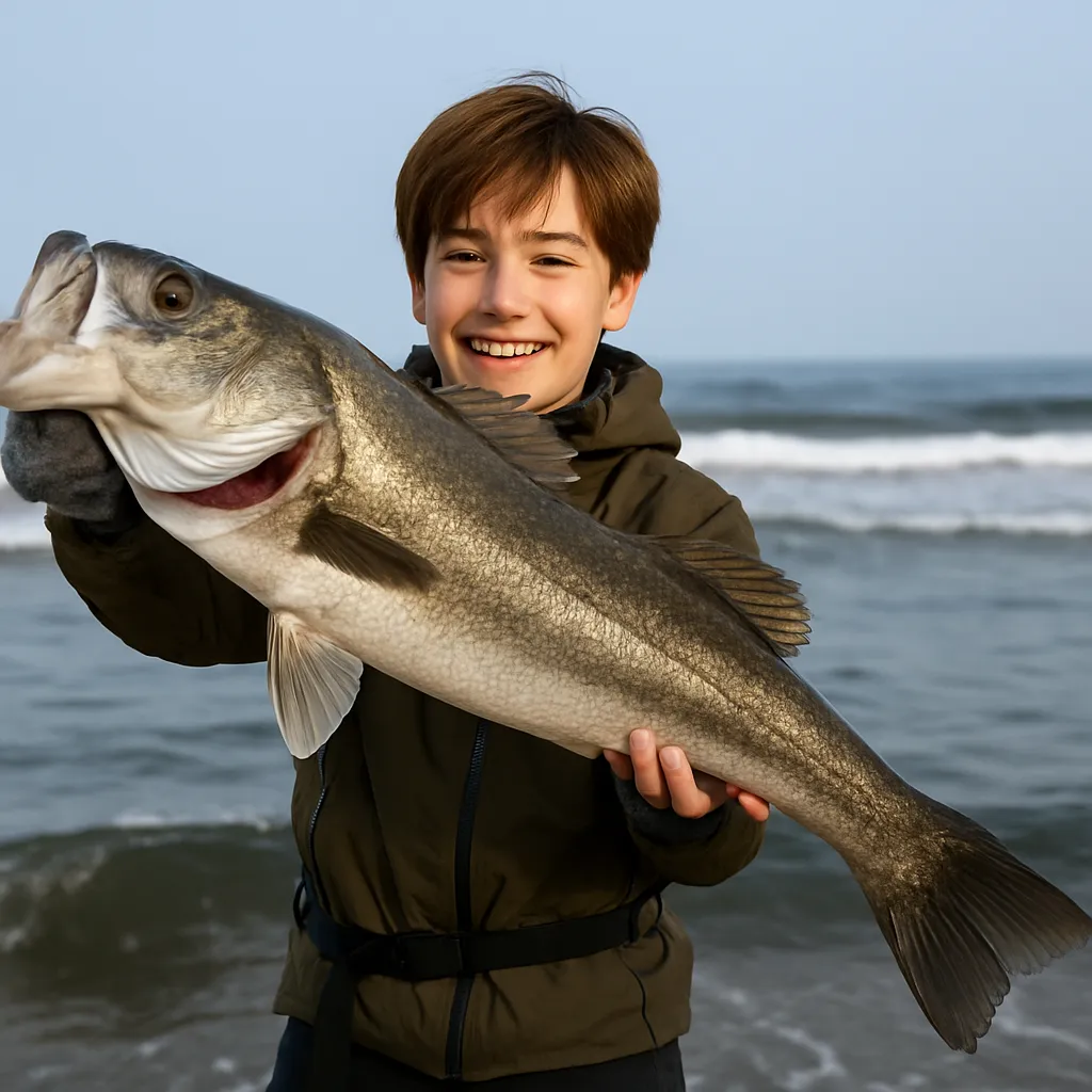 二の倉海岸でシーバスの釣果を得た久良木.webp