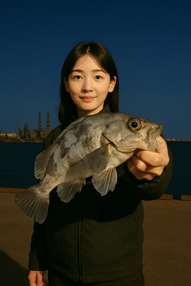 仙台港でメバルの釣果を得た森永.webp