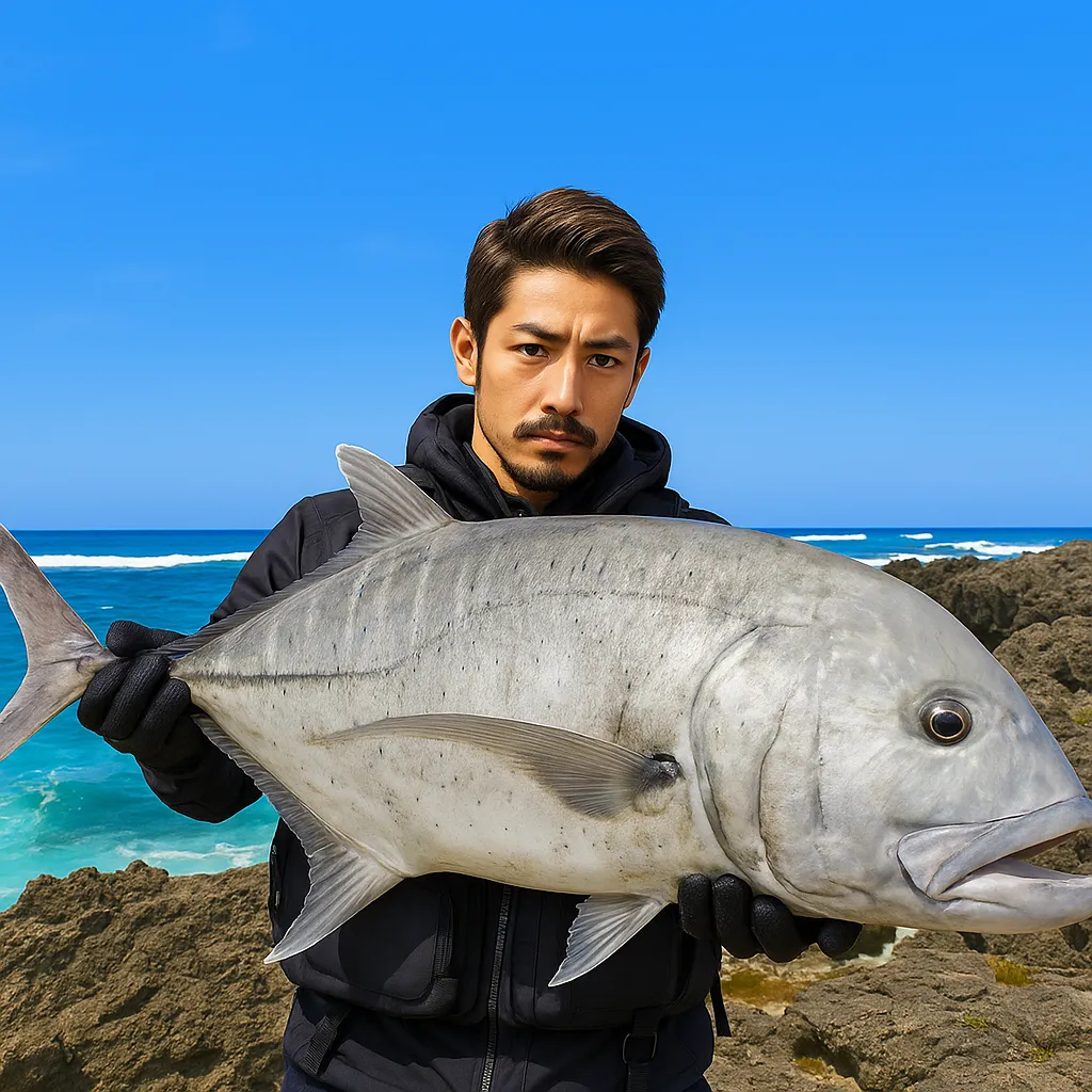 伊計島でガーラの釣果を得た広岡.webp