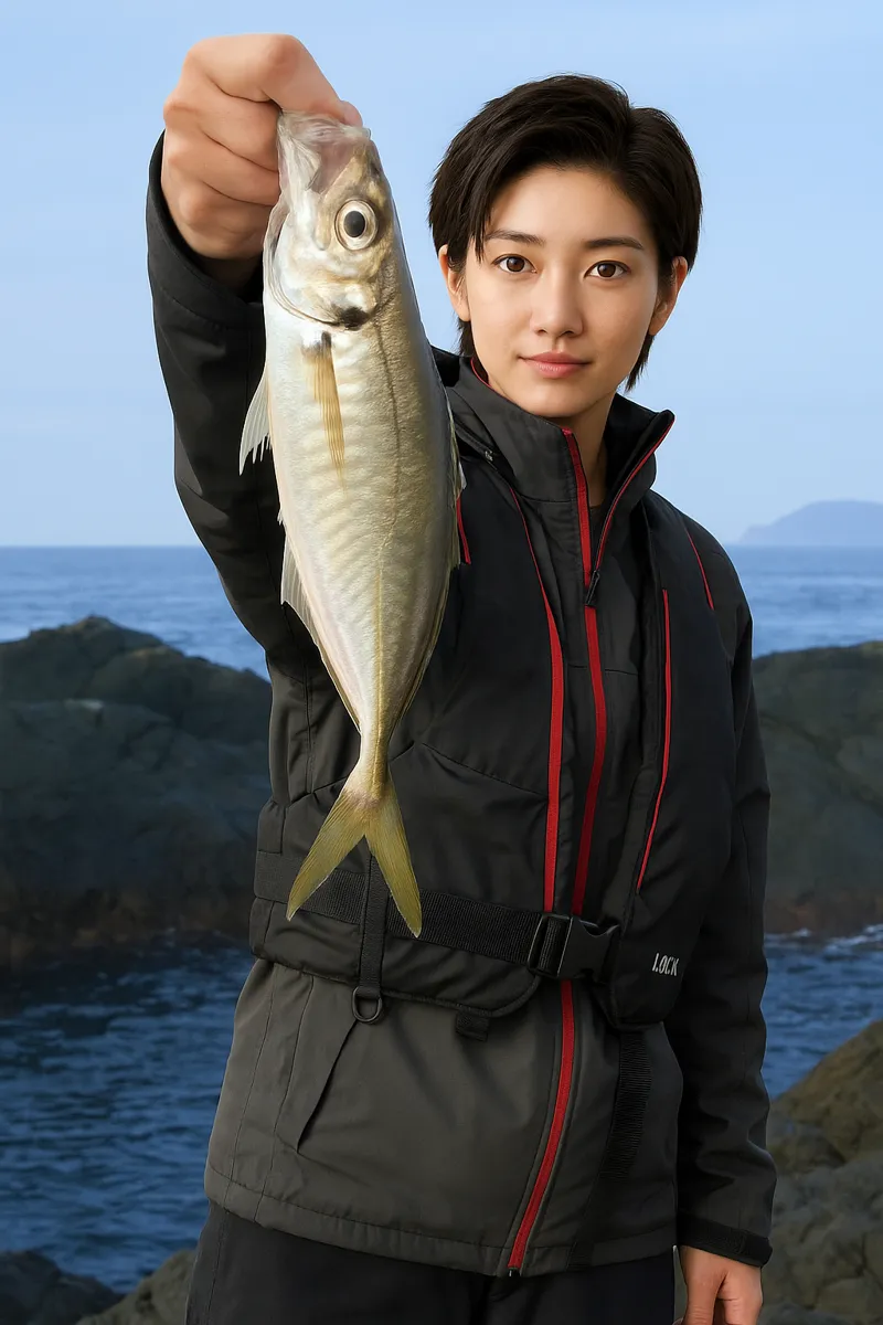 佐賀関小黒でアジの釣果を得た佐伯.webp