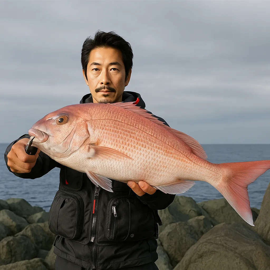佐賀関小黒でマダイの釣果を得た佐々木.webp