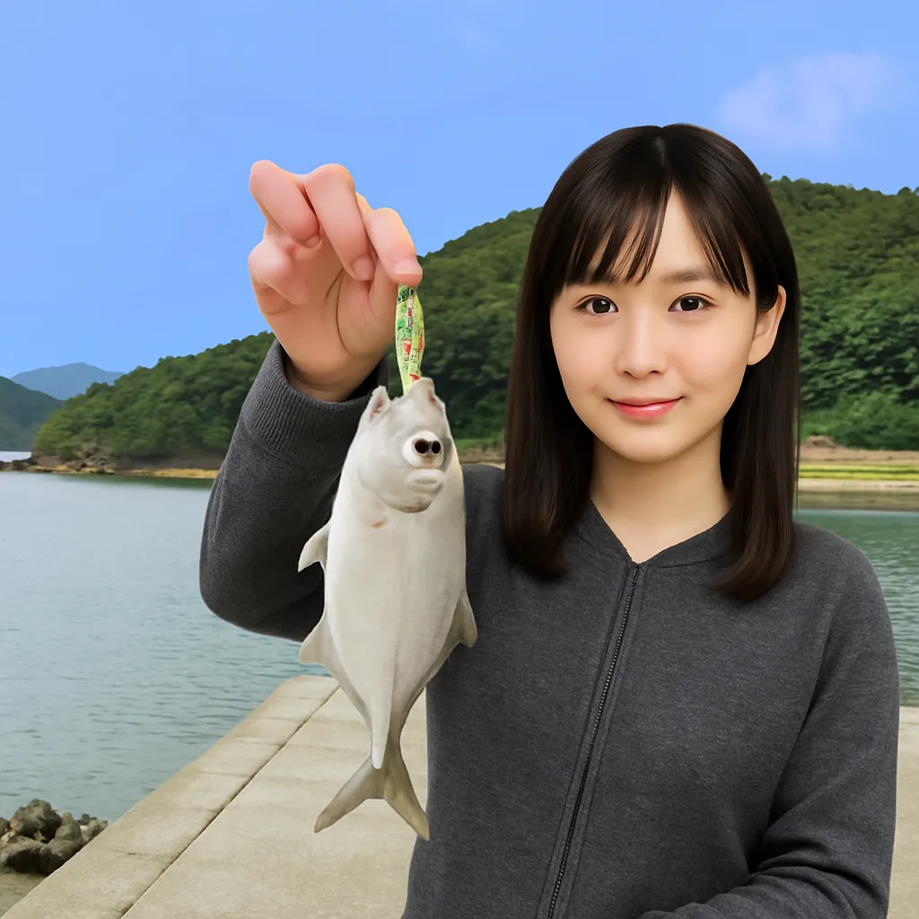 加計呂麻島でメッキの釣果を得た国生.webp