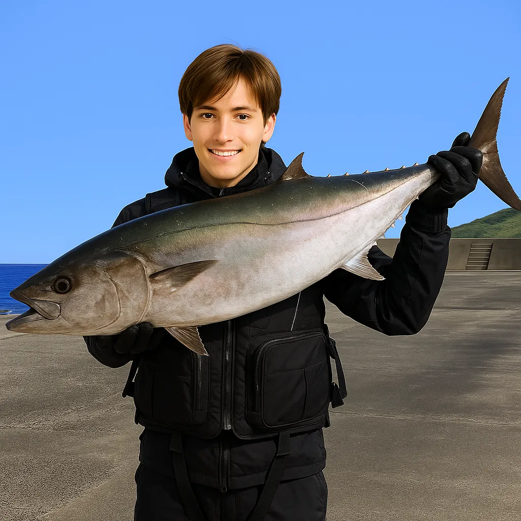 口之島でイソマグロの釣果を得た久良木.webp