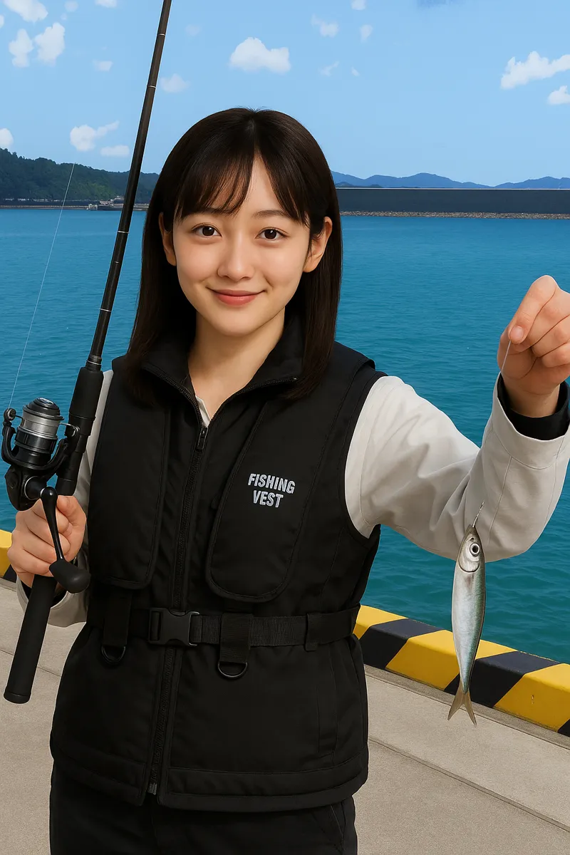 名護漁港でミジュンの釣果を得た国生.webp