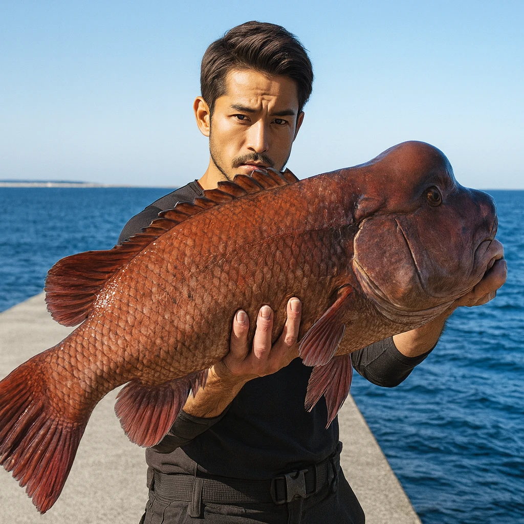坂ノ市一文字でコブダイの釣果を得た広岡.webp