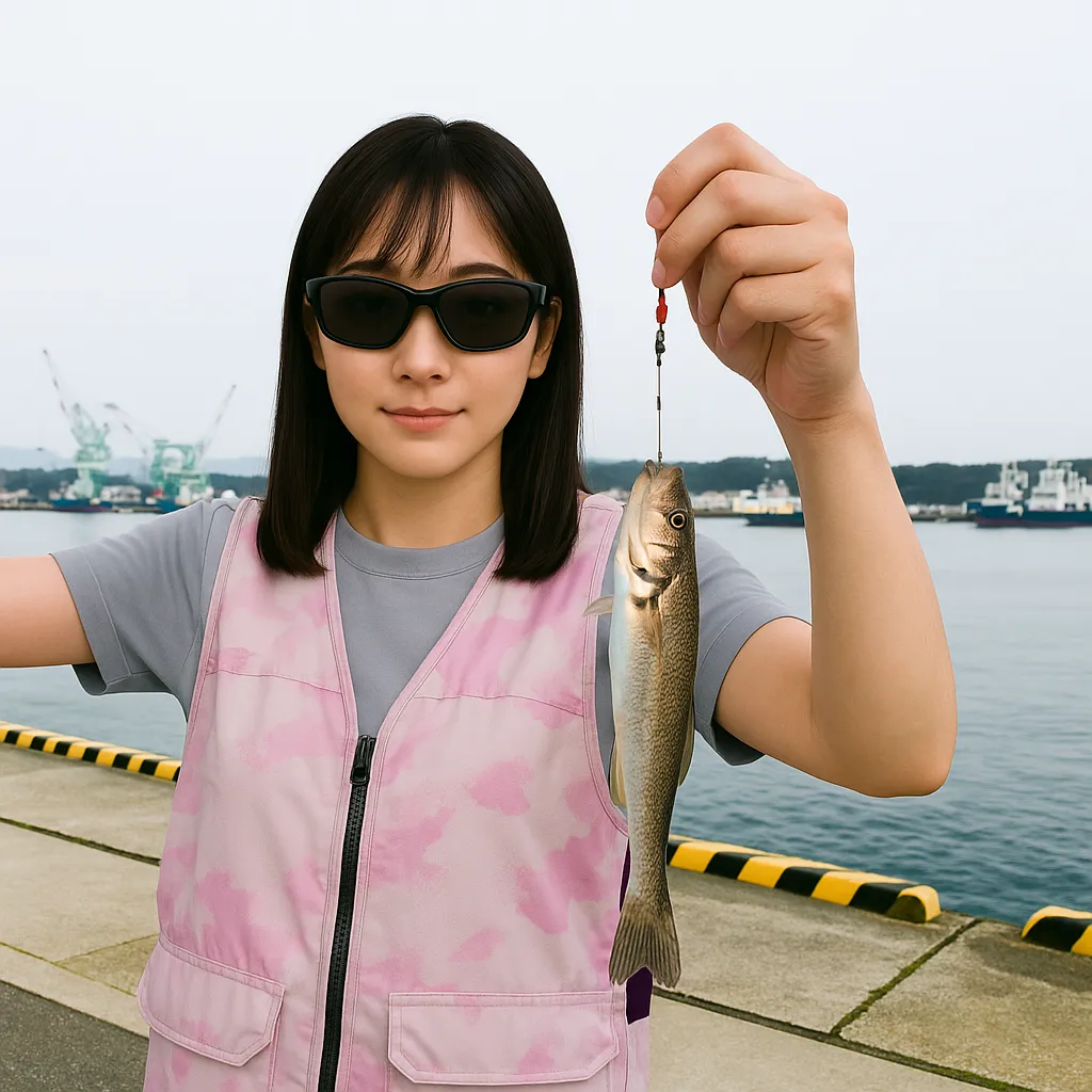 塩釜港でハゼの釣果を得た国生.webp
