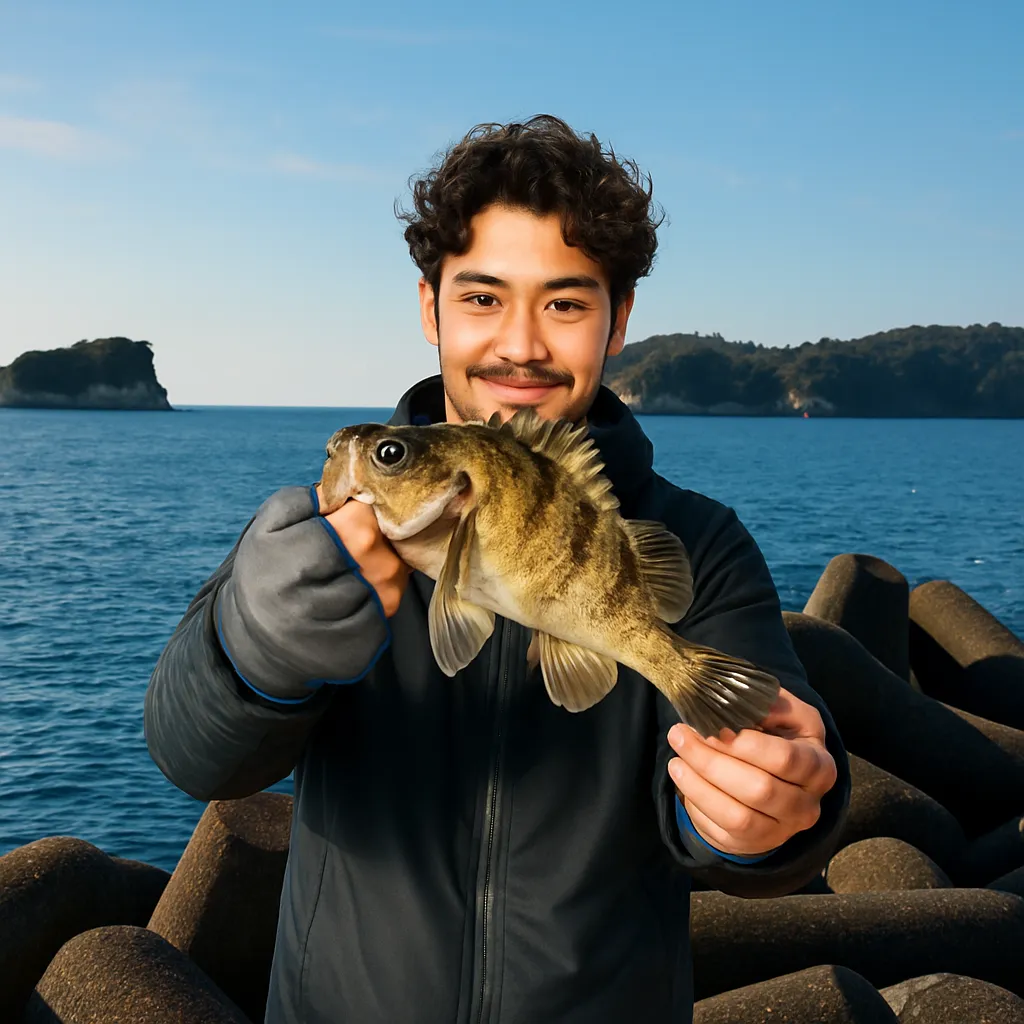 大浜漁港でメバルの釣果を得た安城.webp