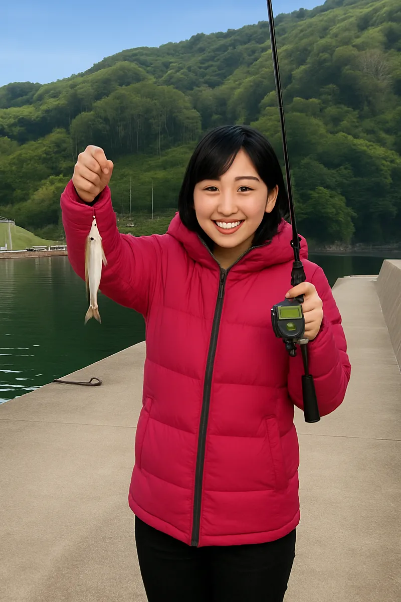 大石漁港でチカの釣果を得た黒川.webp