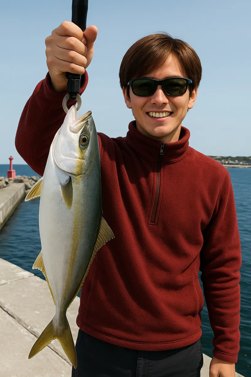 大間港でイナダの釣果を得た久良木.webp