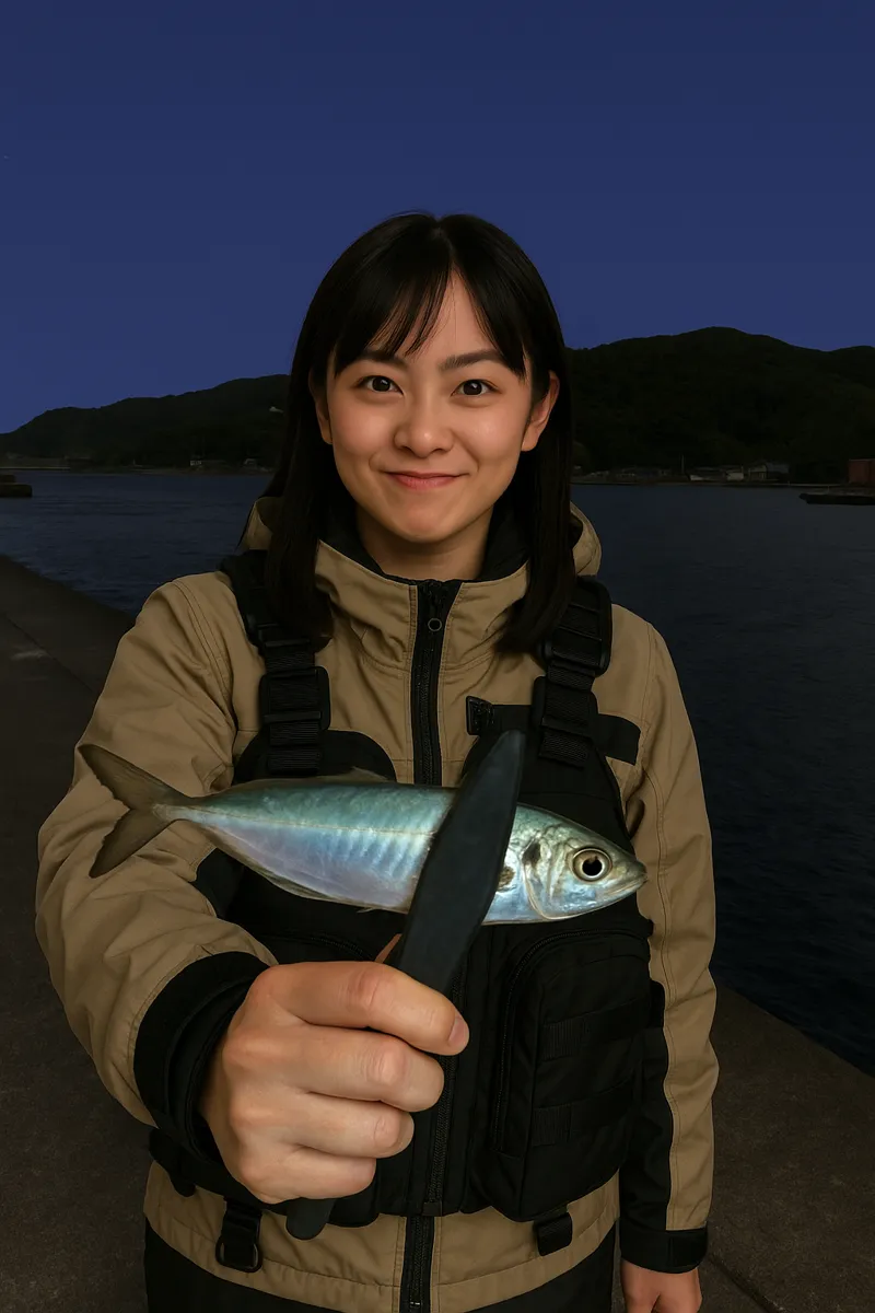 奄美大島でメアジの釣果を得た国生.webp