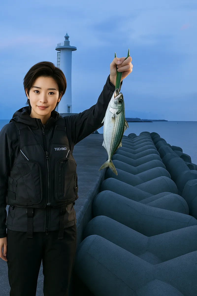 宜野湾マリーナでグルクマの釣果を得た佐伯.webp