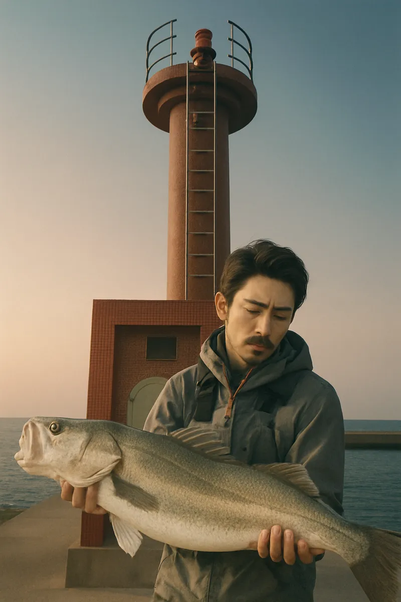 富来港でシーバスの釣果を得た広岡.webp
