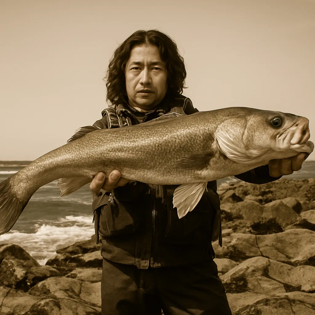 尻屋崎でシーバスの釣果を得た岸本.webp