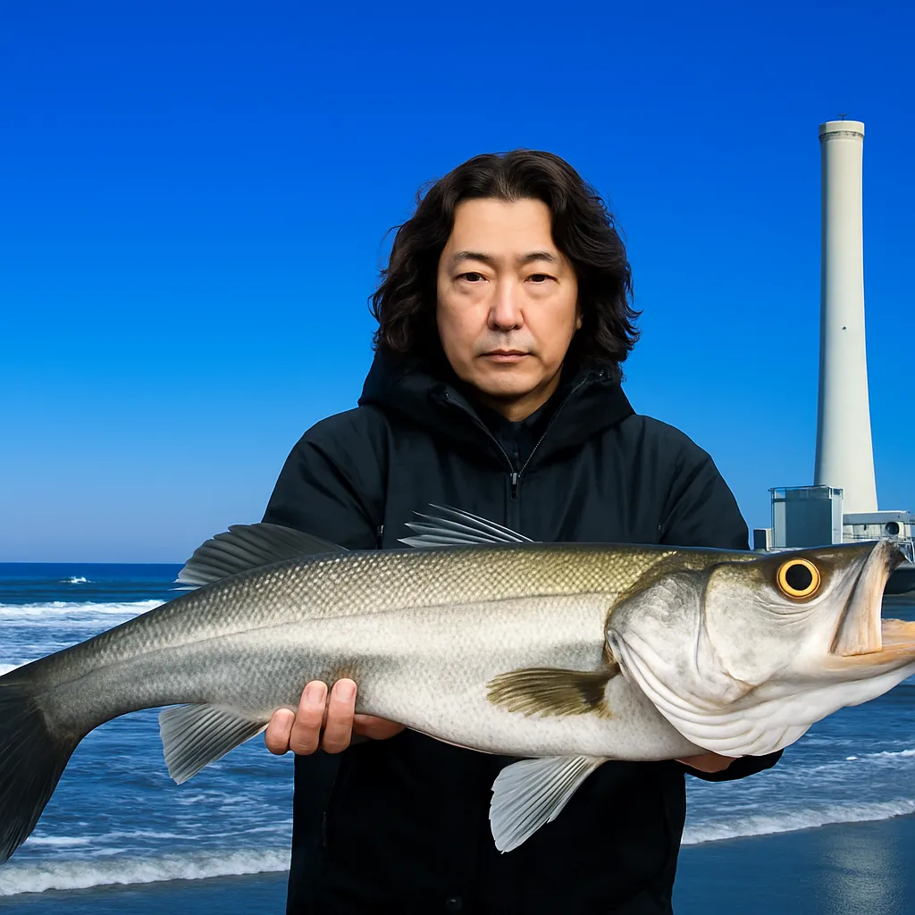 岩沢海岸でシーバスの釣果を得た岸本.webp