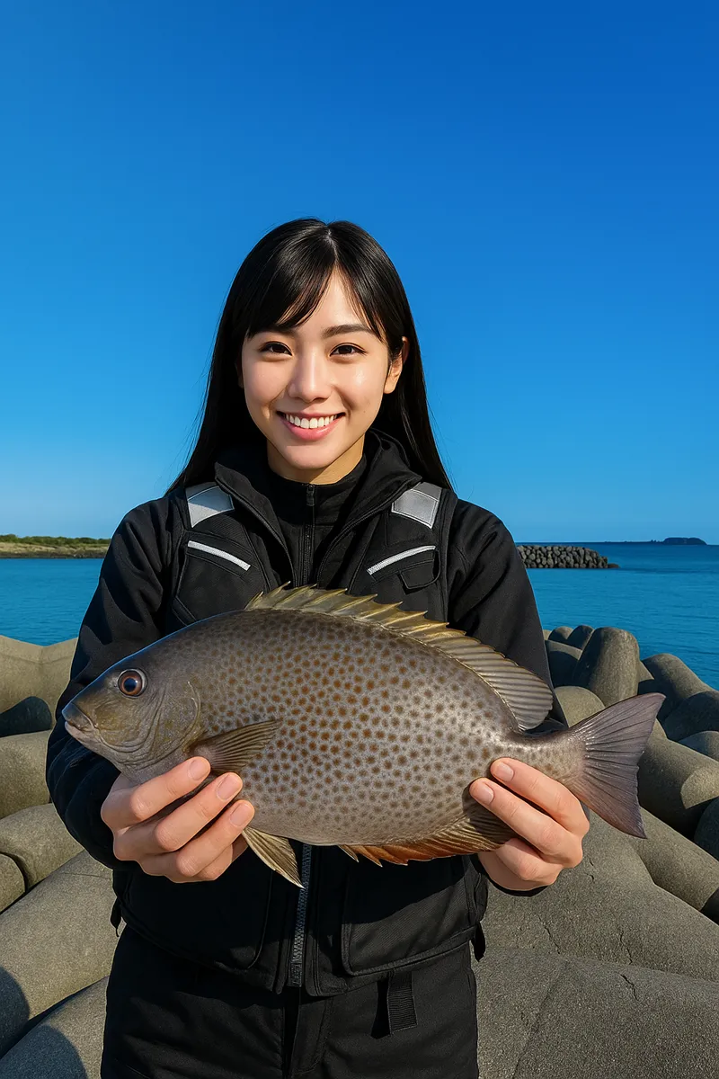 平安座漁港でカーエーの釣果を得た黒川.webp