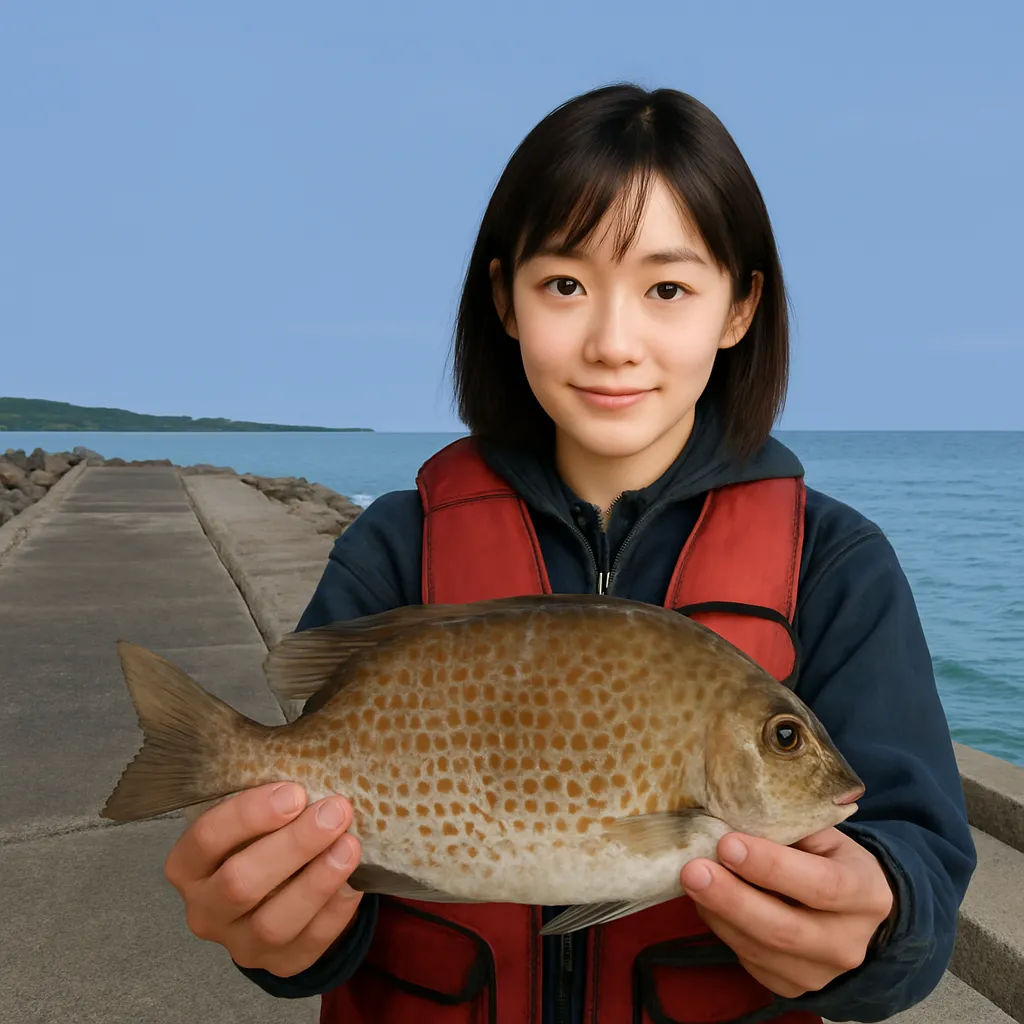 新里漁港でカーエーの釣果を得た国生.webp