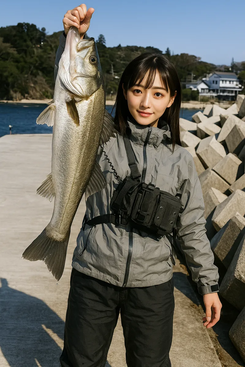 日門漁港でシーバスの釣果を得た国生.webp