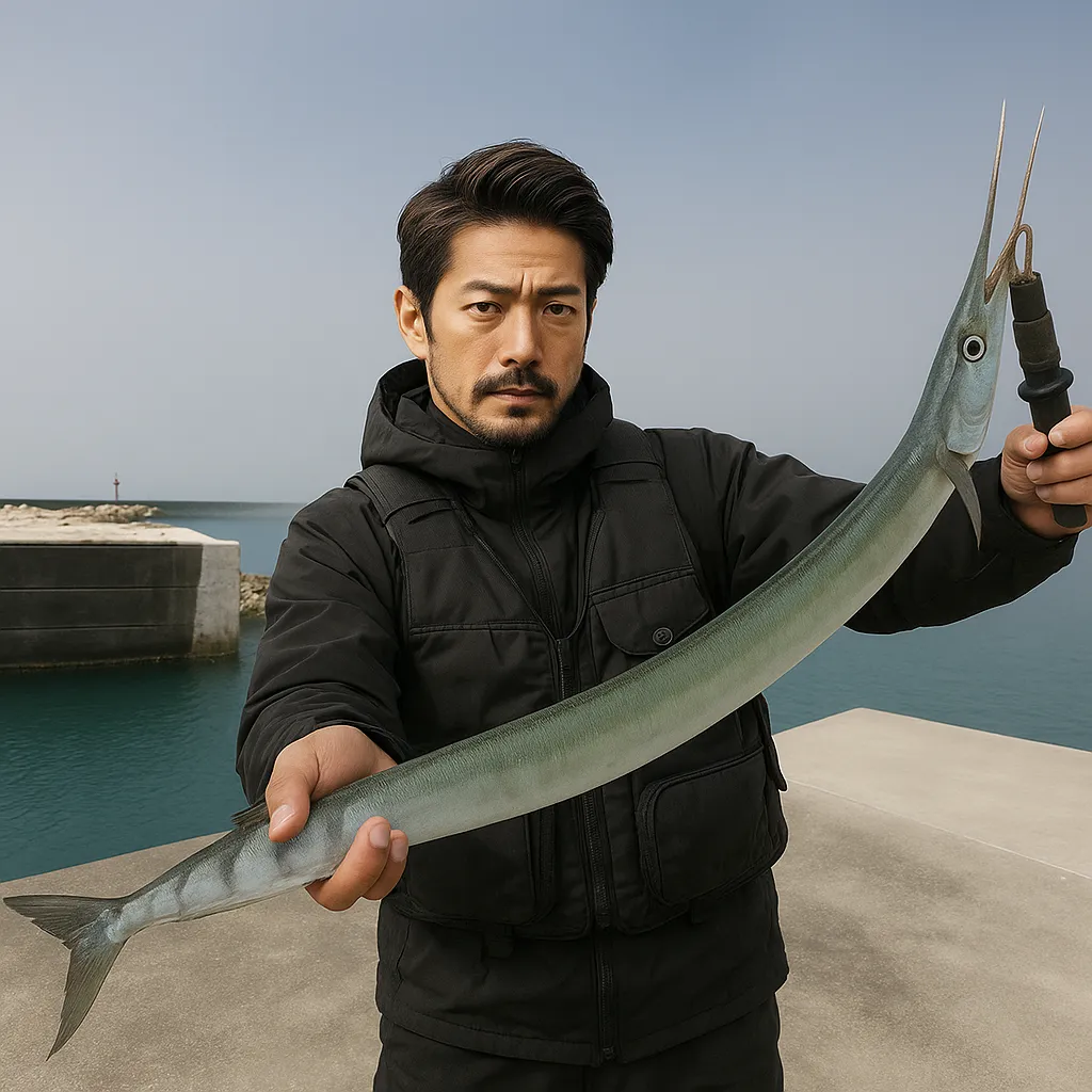 波照間島でシジャーの釣果を得た広岡.webp