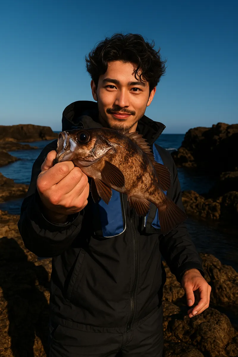 潮瀬崎でメバルの釣果を得た安城.webp