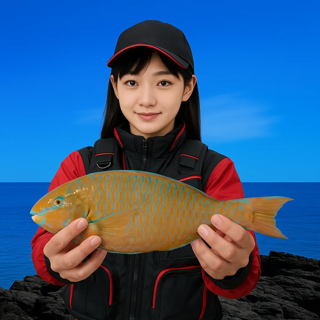 石垣島でアーガイの釣果を得た国生.webp