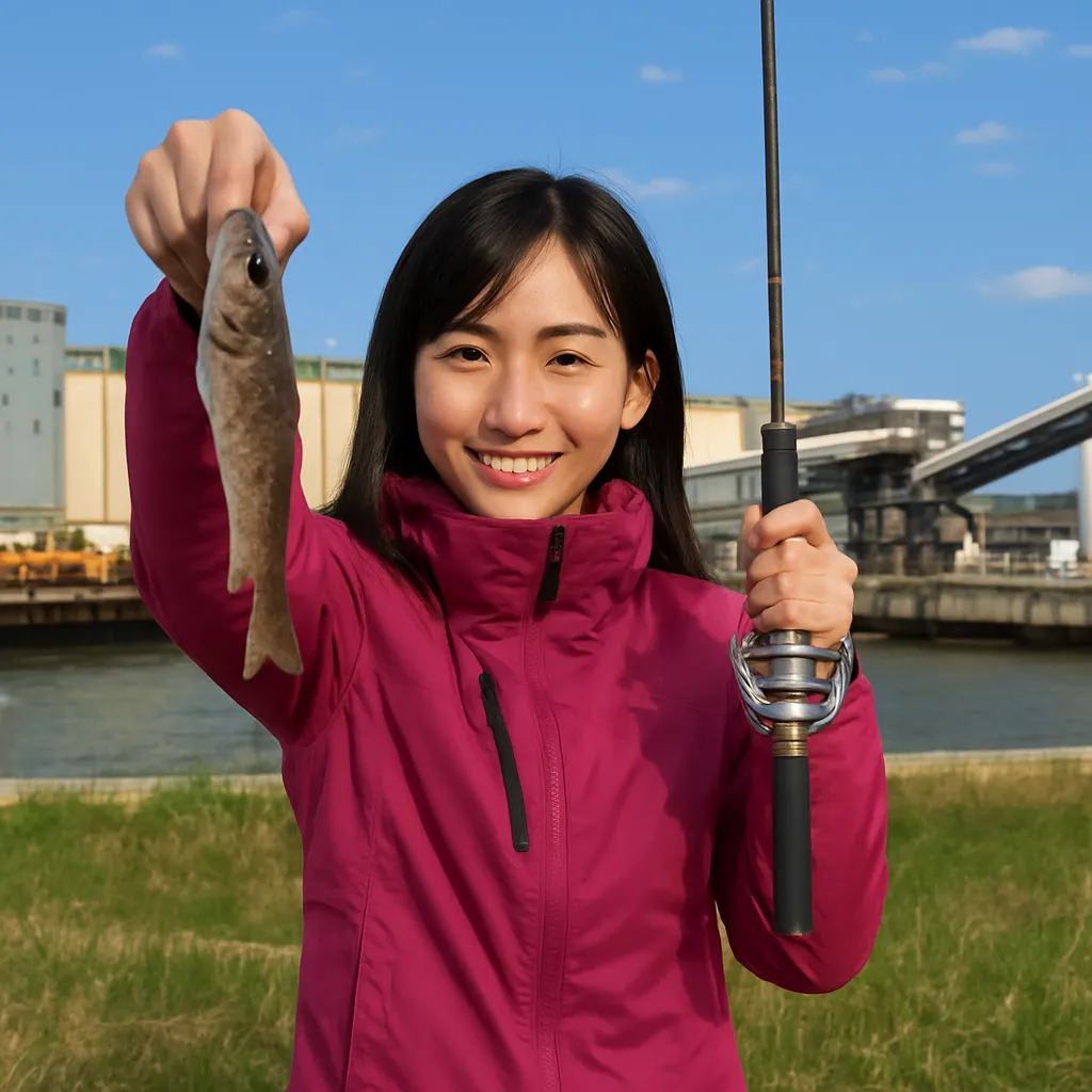 石巻工業港でハゼの釣果を得た黒川.webp