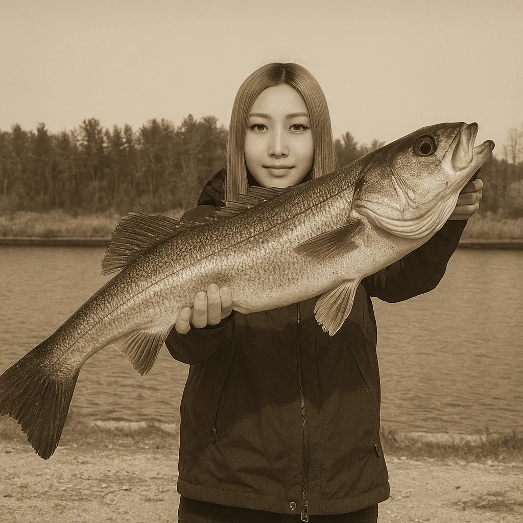 秋田運河でシーバスの釣果を得た階下.webp