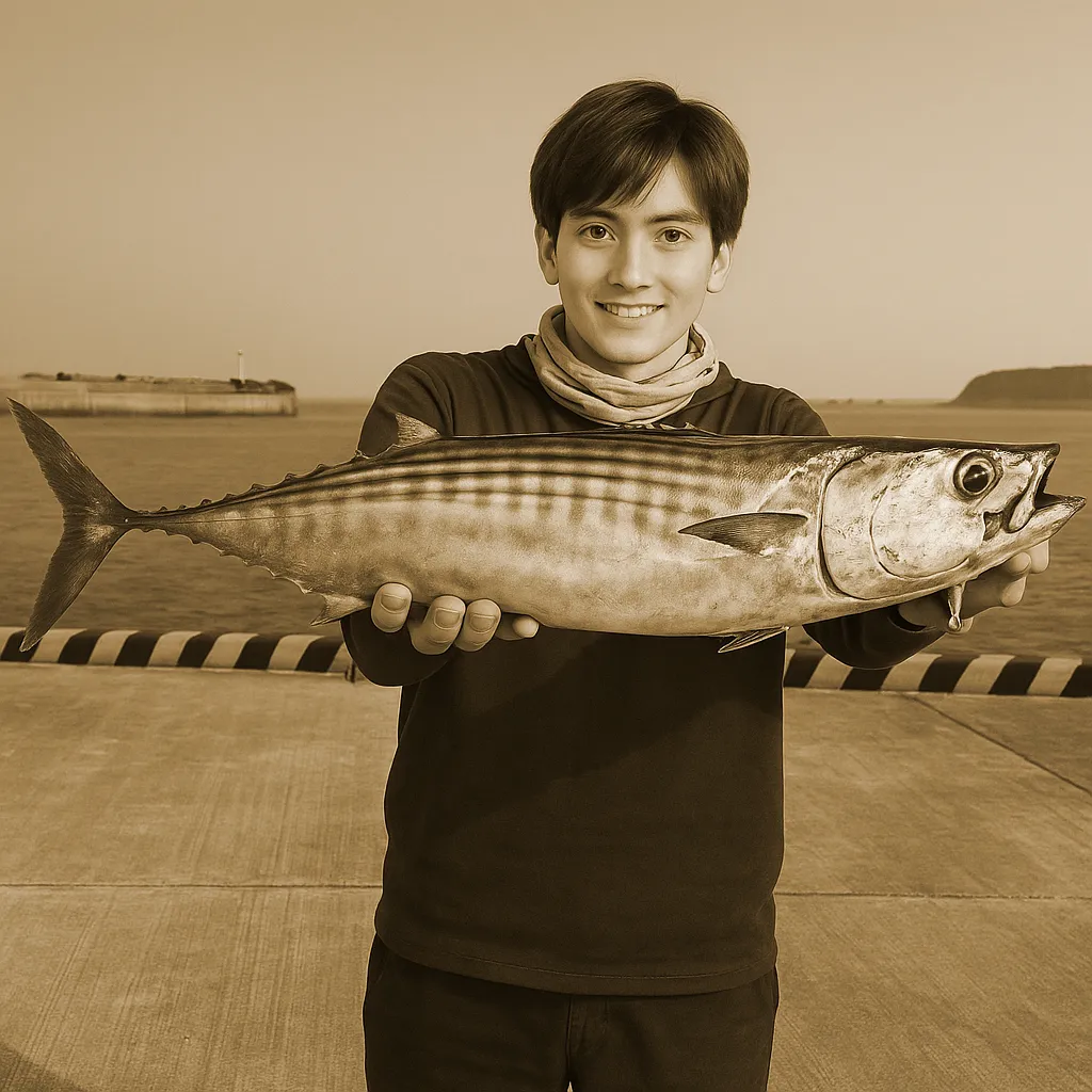種子島でハガツオの釣果を得た久良木.webp
