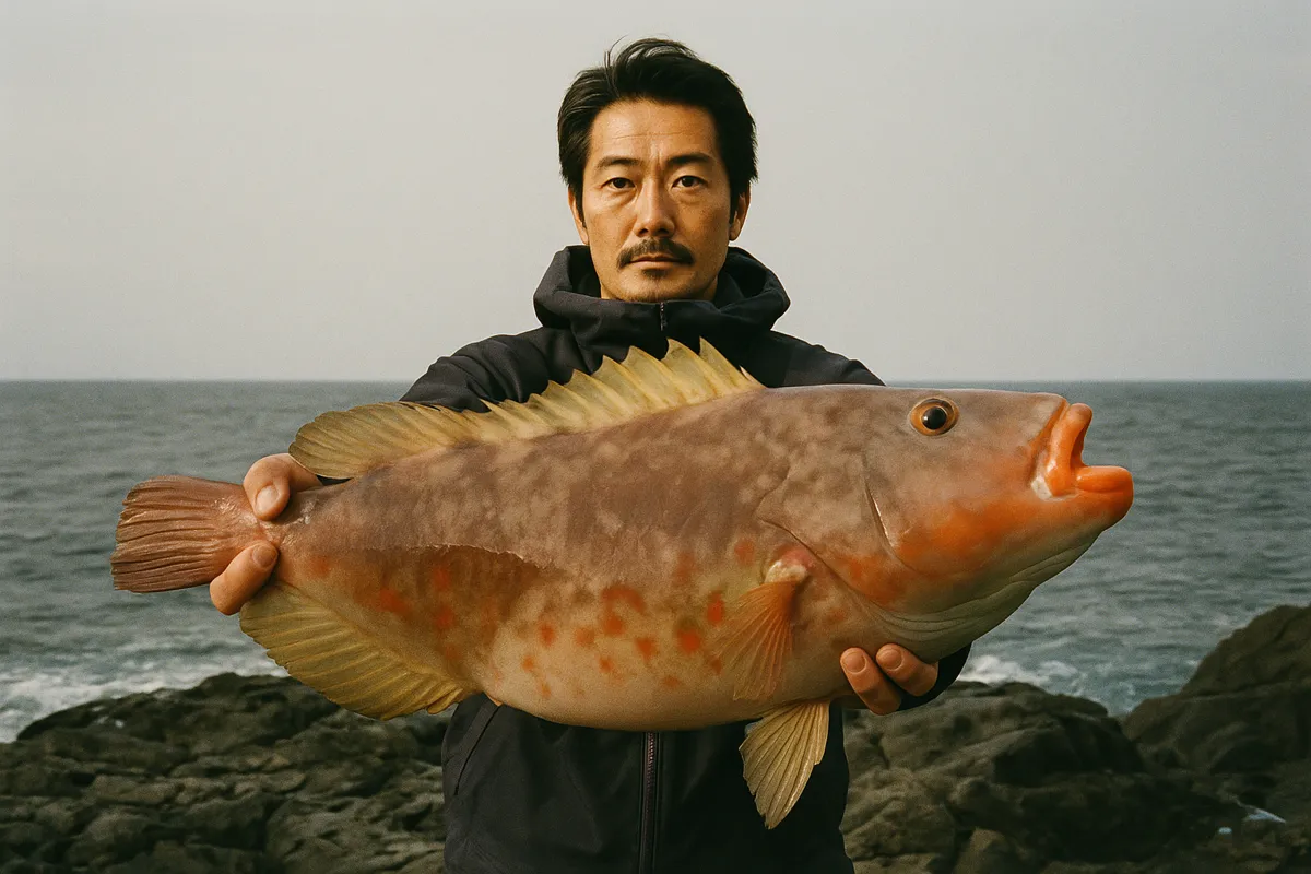 種子島でブダイの釣果を得た佐々木.webp
