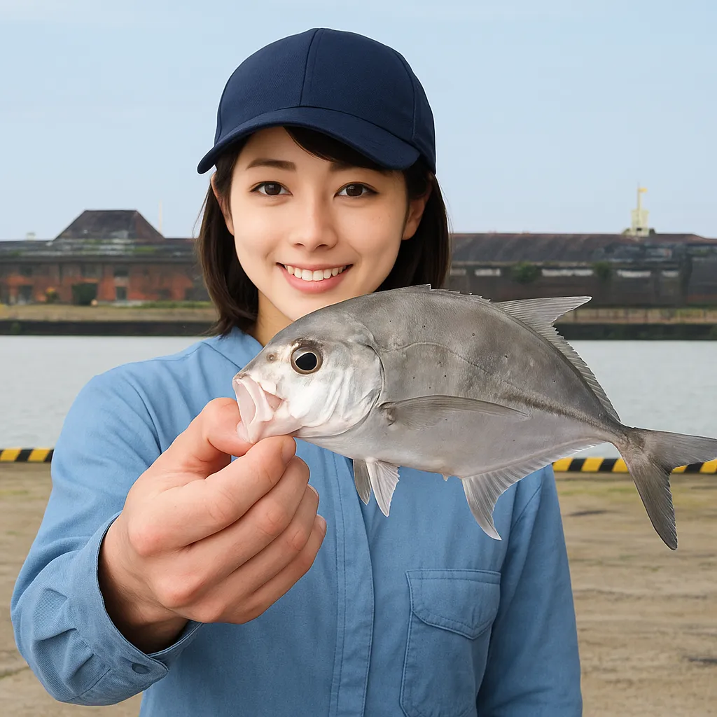 耳川河口でエバの釣果を得た西岡.webp
