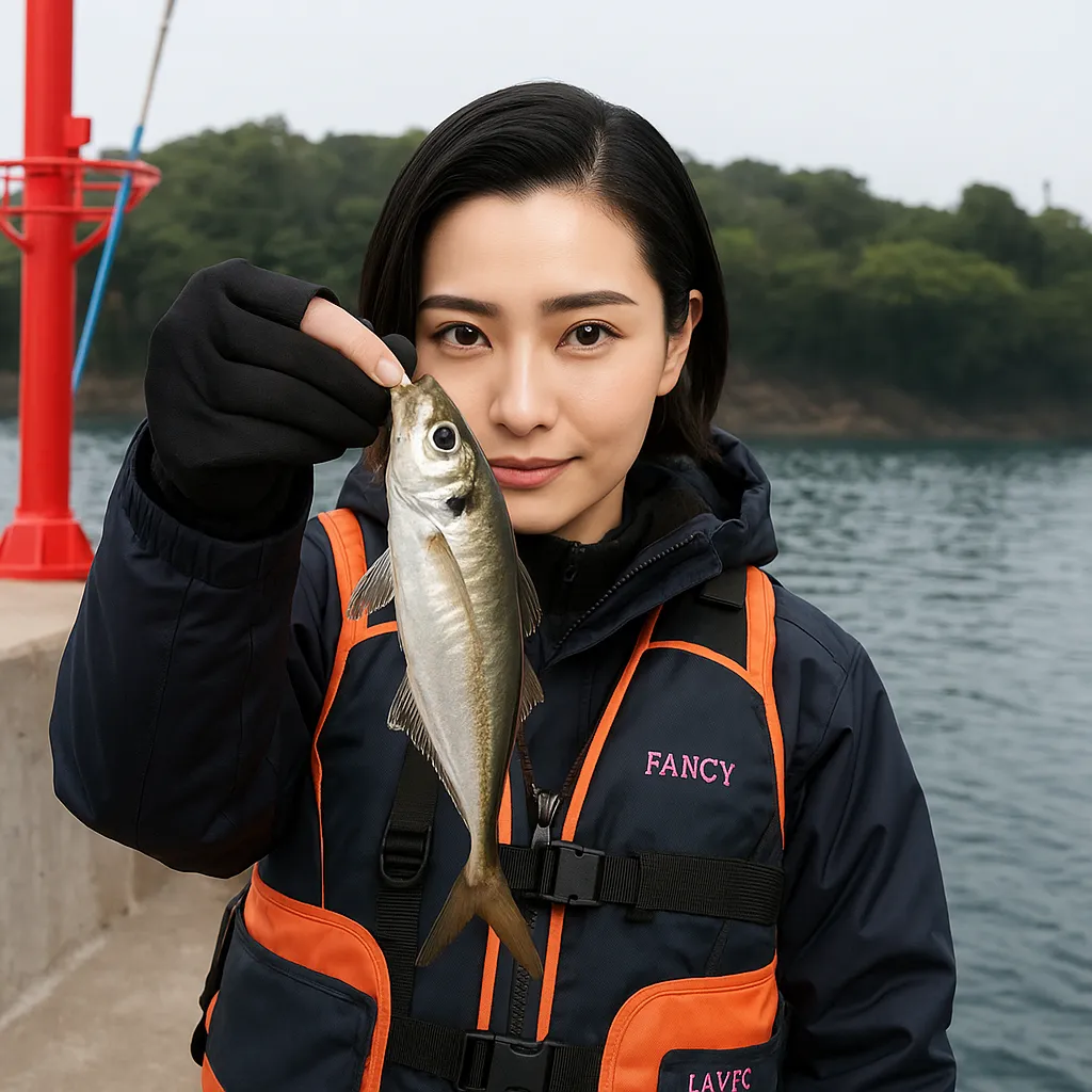 藤浜漁港でアジの釣果を得た八重田.webp