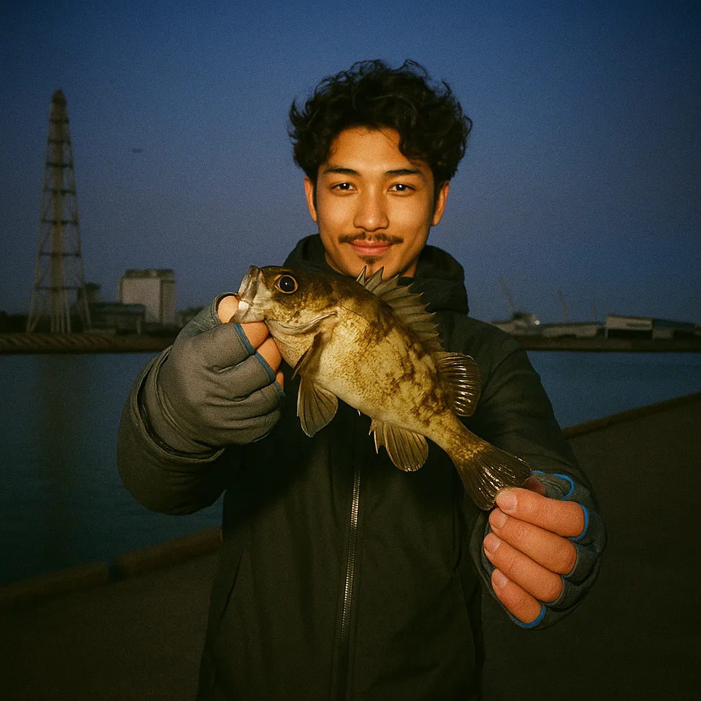 酒田北港でメバルの釣果を得た安城.webp