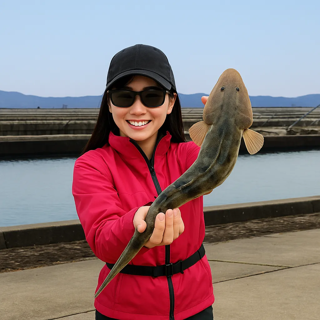 鳥の海でマゴチの釣果を得た黒川.webp
