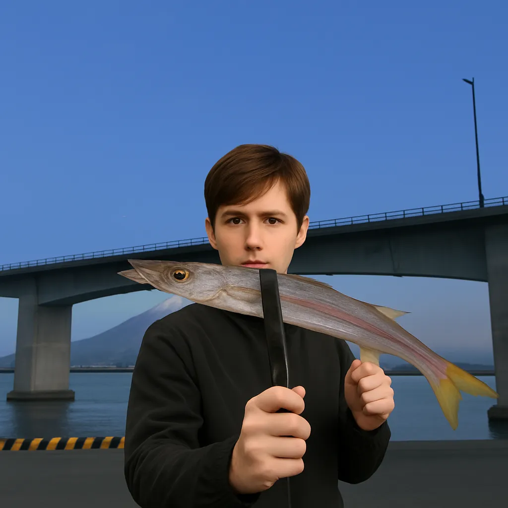 鹿児島木材港でカマスの釣果を得た久良木.webp