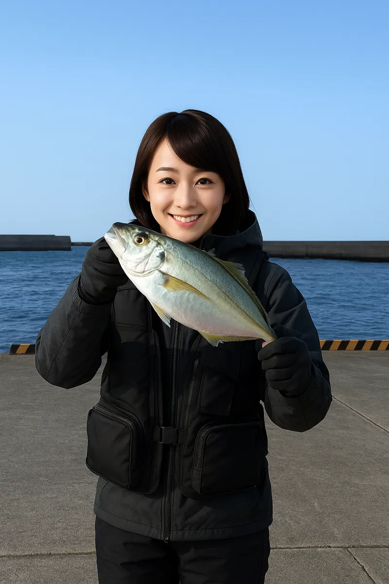 黒島でシマアジの釣果を得た西岡.webp