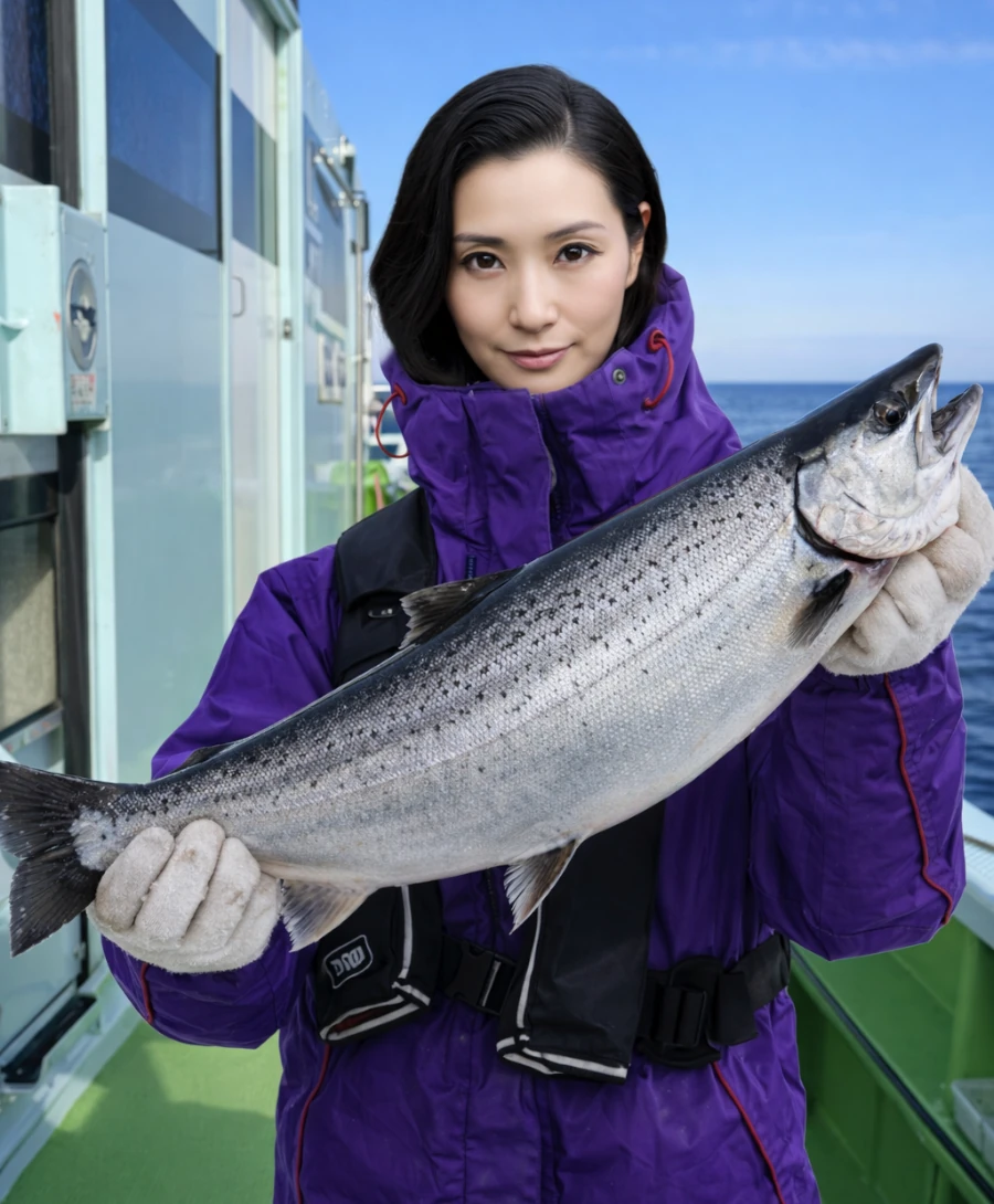 三陸沖でサクラマスの釣果を得た八重田.webp