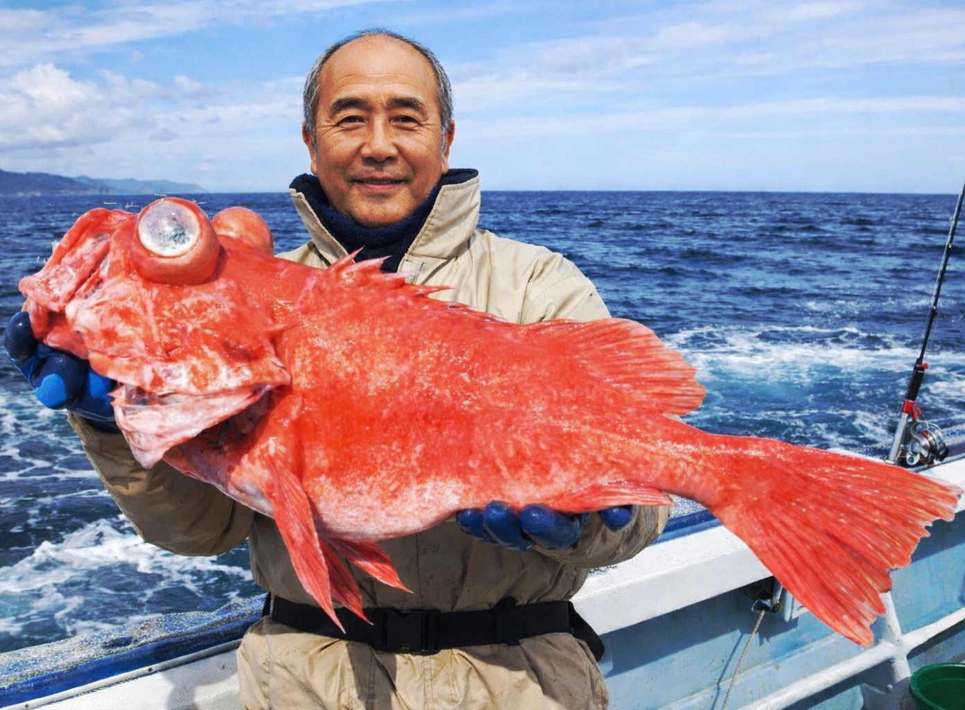 三陸沖でメヌケの釣果を得た田能村.webp